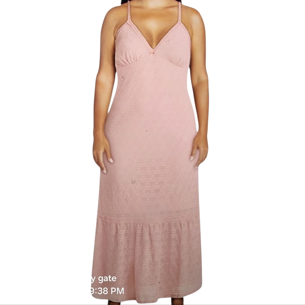 No Boundaries Lace Trim Women's Maxi Dress Size XS